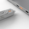 LINDY USB Typ A Portschlüssel 4xOrange mit Schlüssel