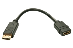 LINDY Konverter DisplayPort auf HDMI 1.3 Passiv 1080p 0.15m