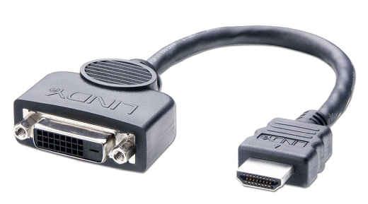 LINDY HDMI an DVI-D Buchse Adapterkabel 0.2m