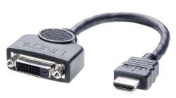 LINDY HDMI an DVI-D Buchse Adapterkabel 0.2m