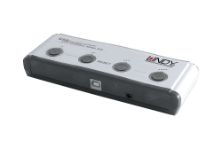 LINDY Konverter USB Seriell 4 Port