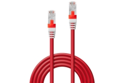 LINDY Patchkabel Cat6(A) SSTP / S/FTP PIMF rot 5.00m 10Gbit