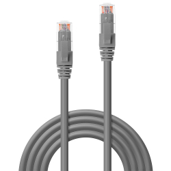 LINDY Patchkabel Cat6 UTP Premium grau 5.00m