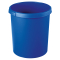 Papierkorb KLASSIK - 30 Liter, rund, 2 Griffmulden, extra stabil, blau