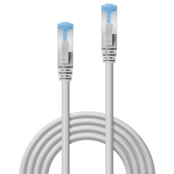 LINDY Patchkabel Cat6A S/FTP PIMF LSZH grau 1.50m