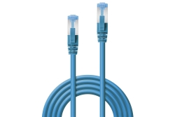 LINDY Patchkabel Cat6A S/FTP PIMF LSZH blau 0.30m