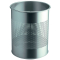 Papierkorb Metall rund 15 Liter, P 165 mm, metallic silber