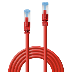 LINDY Patchkabel Cat6A S/FTP PIMF LSZH rot 0.30m