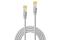 LINDY Patchkabel Cat6A S/FTP LSZH Cat7 Rohkabel grau 1.00m