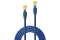 LINDY Patchkabel Cat6A S/FTP LSZH Cat7 Rohkabel blau 1.00m
