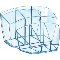 Stifteköcher Ice Blue - blau-transparent, 143 x 158...