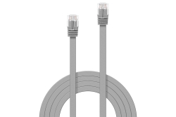 LINDY Patchkabel Cat6 Flachband ungeschirmt grau 2.00m