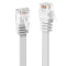 LINDY Patchkabel Cat6 Flachband ungeschirmt weiß 5.00m