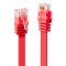 LINDY Patchkabel Cat6 Flachband ungeschirmt rot 5.00m