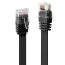 LINDY Patchkabel Cat6 Flachband ungeschirmt schwarz 10m