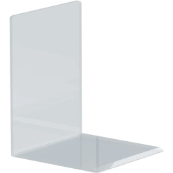 Acryl Buchstütze - 100 x 130 x 100 mm, glasklar, 2er...
