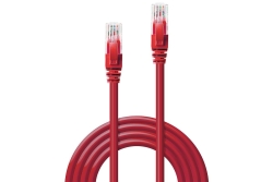 LINDY Patchkabel Cat6 U/UTP rot 0.50m