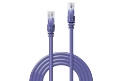 LINDY Patchkabel Cat6 U/UTP violett 0.30m