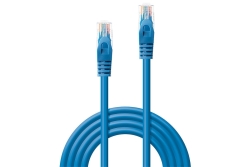 LINDY Patchkabel Cat6 U/UTP Basic blau 0.30m