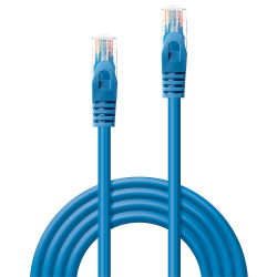 LINDY Patchkabel Cat6 U/UTP Basic blau 5.00m