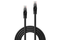 LINDY Patchkabel Cat6 U/UTP Basic schwarz 0.30m