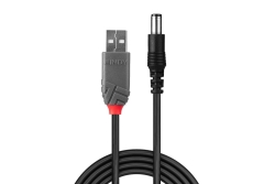 LINDY USB 2.0 Typ A an DC 5.5/2.5mm St Adapterkabel 1.5m