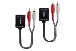 LINDY Stereo Audio Extender Cat.5/6 500m 2x RCA