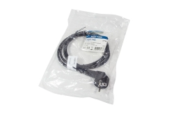 Logilink Netzkabel CEE7/7 Stecker90° Kabelende 1,5m schwarz