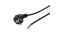 Logilink Netzkabel CEE7/7 Stecker90° Kabelende 1,5m schwarz