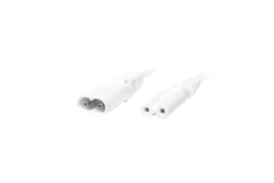 Logilink Stromkabel Verlängerung, 2m, weiß