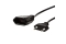 Logilink Netzkabel Euro CEE 7/16 Stecker zu Dose, 1m schwarz