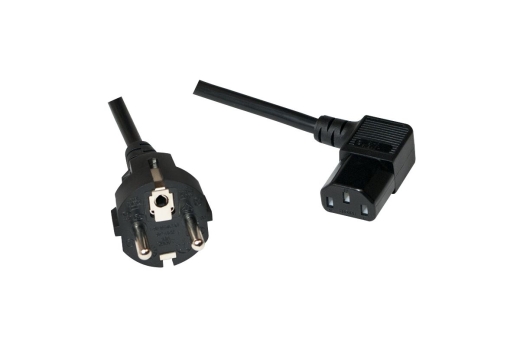 Logilink Netzkabel CEE7/7 Stecker auf C13 Buchse, 3m schwarz
