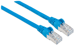 INTELLINET Patchkabel Cat6 S/FTP 2,0m LSZH Hebelschutz blau