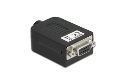 DELOCK Adapter D-Sub9 Buchse zu Terminalblock mit Gehäuse