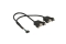 DELOCK USB Kabel Pinheader 10Pin -> 2x A Bu/Bu 0.25m