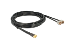 DELOCK HF Kabel 2x SMA -> 2x N St/St 5.00m