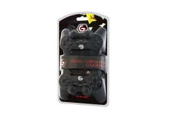 gembird Gamepad 2erPack USB Gamepad Dual Vibration 10 Tasten