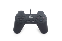 gembird Gamepad USB Gamepad 10 Tasten 4-Wege Digital Pad