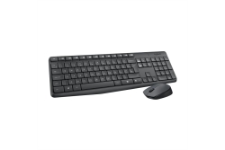 Logitech Wireless Keyboard+Mouse MK235 black retail