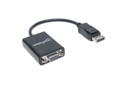 MANHATTAN DisplayPort Adapter St/Bu DP->HD15, schwarz