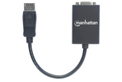 MANHATTAN DisplayPort Adapter St/Bu DP->HD15, schwarz