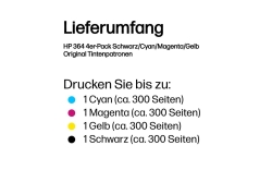 HP 364 Schwarz+Dreifarbig Tintenpatrone