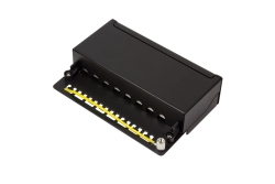 Logilink Patchpanel Cat.6A Tisch/Wand 8-port, Schwarz