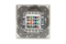 Logilink CAT 6A Auf und Unterputzdose vollgeschirmt RAL 901