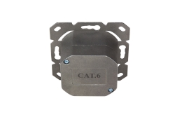 Logilink CAT 6 Auf und Unterputzdose vollgeschirmt RAL 9003