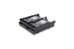 Einbaurahmen IcyDock 4x6,3cm HDD/SSD für externen 5,25