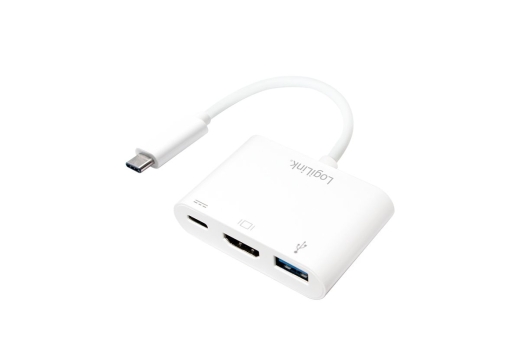 Logilink Adapter USB3.2 Gen1 Typ-C > HDMI+USB-A+USB-C 60W PD