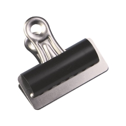 Briefklemmer - 75 mm, Klemmvolumen 20 mm, schwarz, 10...