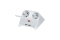 Brennenstuhl Tischsteckdose 2x 2-USB Ports 2100mA weiß