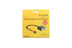DELOCK Displayport Kabel mini DP -> HDMI St/Bu 0.20m...